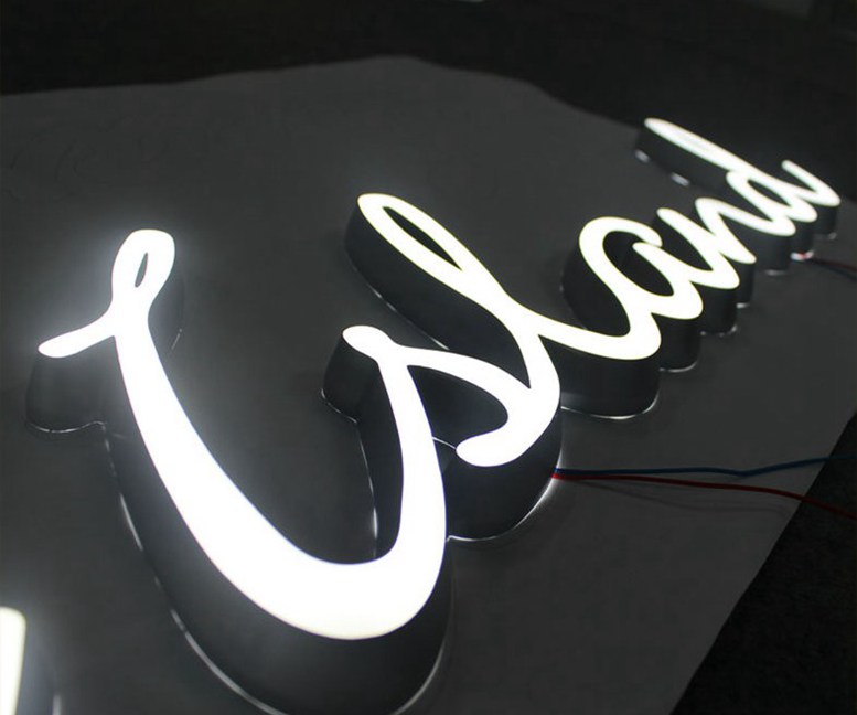 Acrylic Frontlit Led Letter Sign Cut Signboard 328